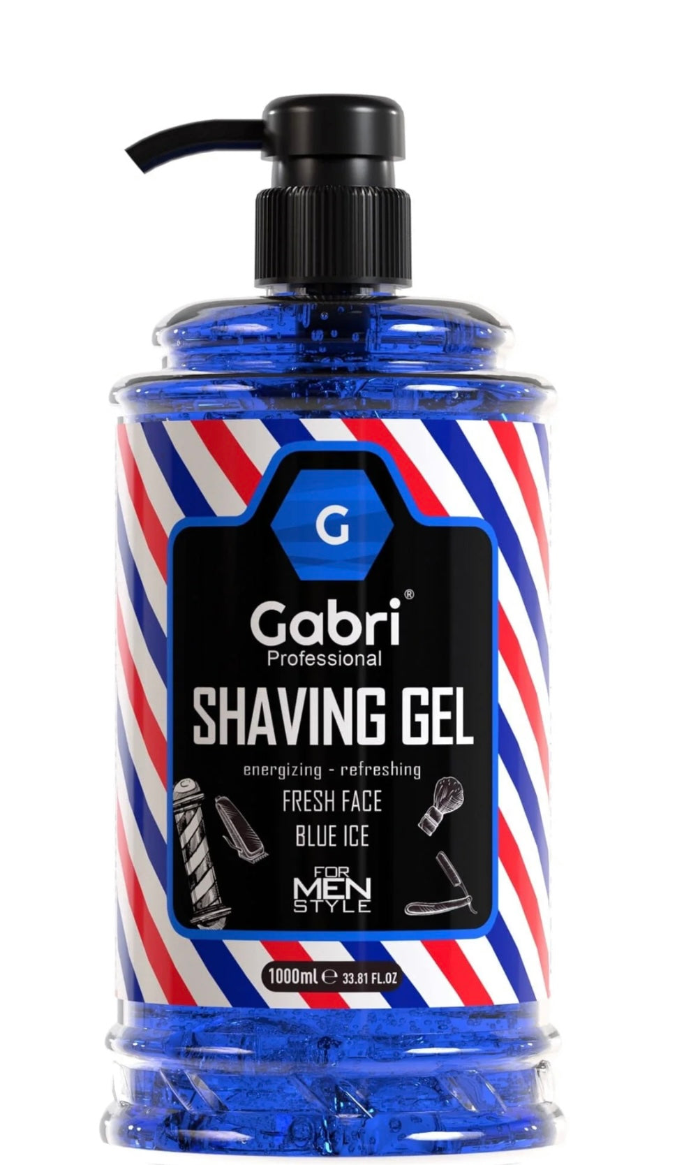 Shaving gel.Gabri Professional - Shaving Gel Fresh Face 1000ml