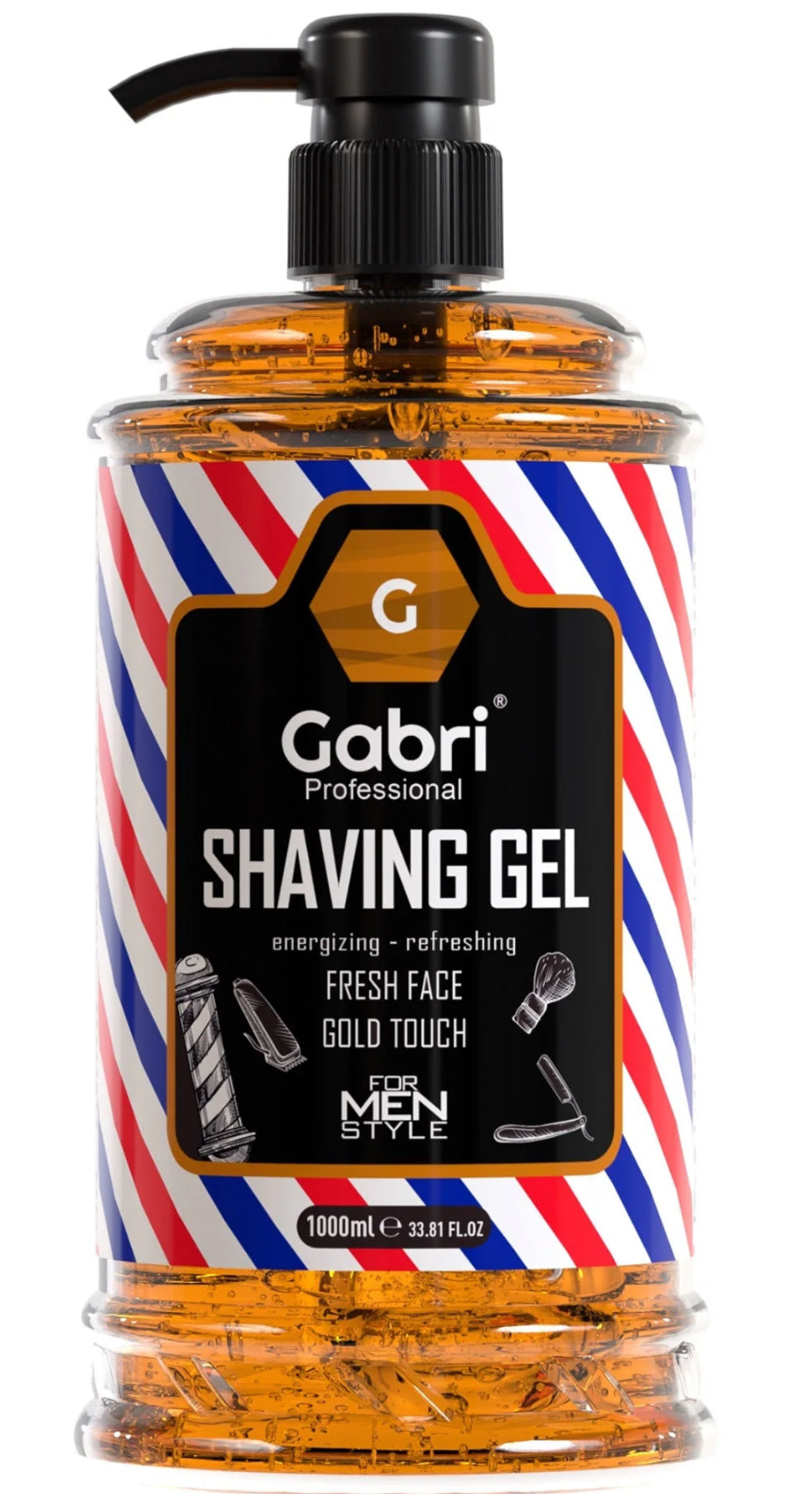 Shaving gel.Gabri Professional - Shaving Gel Fresh Face 1000ml
